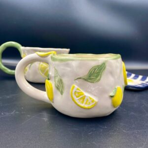 керамічна чашка лимони